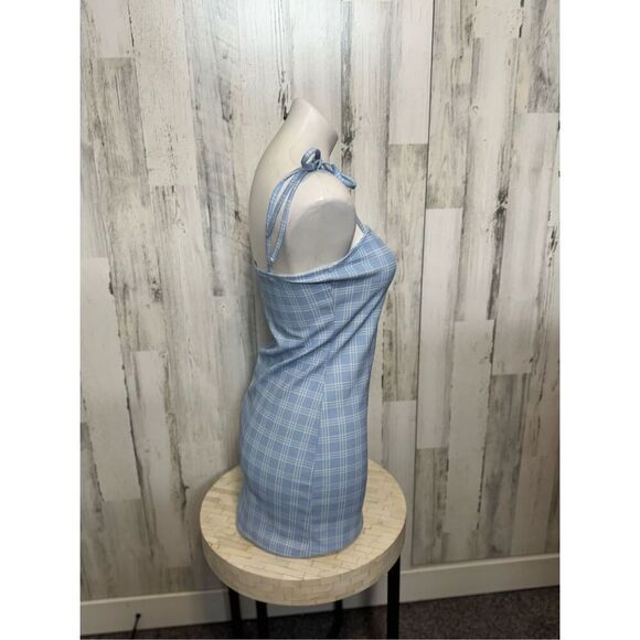 Blue dress mini size medium - Picture 4 of 6